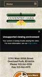 Mobile Screenshot of coventryoaksapts.com