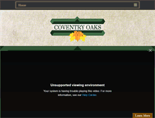 Tablet Screenshot of coventryoaksapts.com